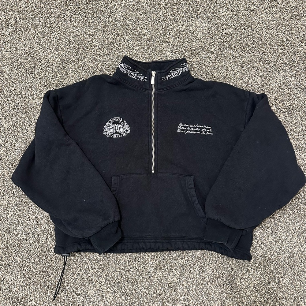 Darc Sport Black Mockneck with Embroidery